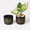 ZEN BLACK TERRACOTTA POT