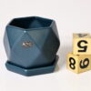 MIDNIGHT HEXA SERENITY CERAMIC POT