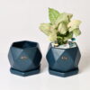 MIDNIGHT HEXA SERENITY CERAMIC POT