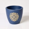 GOLDEN MOTIF TERRACOTTA POT