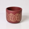 CRIMSON AURELIA TERRACOTTA POT