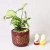 CRIMSON AURELIA TERRACOTTA POT